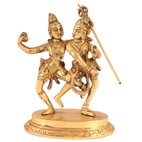 Shiva-Parvati stehend 18cm