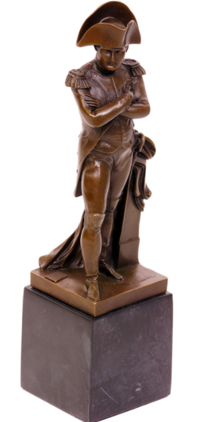 Bronzefigur Militär Napoleon 31x9x8cm2 Bronzefigur Militär Napoleon 31x9x8cm2