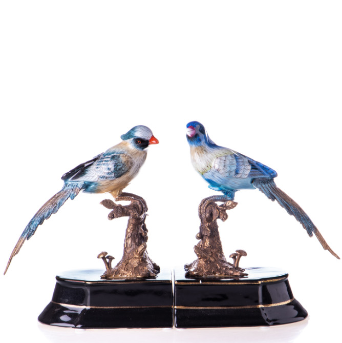 Buchstützen Vögel 2er Set 23x19x11cm Buchstützen Vögel 2er Set 23x19x11cm