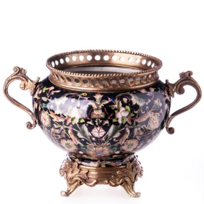 Jugendstil Schale 18x26x18cm