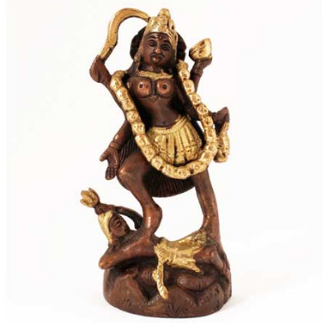 Kali stehend 12,5cm hell-antik
