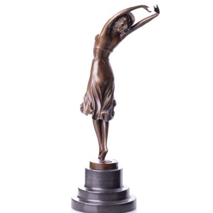 Bronze Figur Art Deco Tänzerin 40cm2