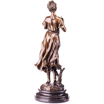 Bronze Figur Frau mit Geige 57cm3 416x417 - Bronze Figur "Frau mit Geige" 57cm