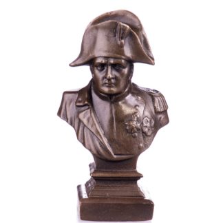 Bronze Figur Militär Napoleon Büste 14cm