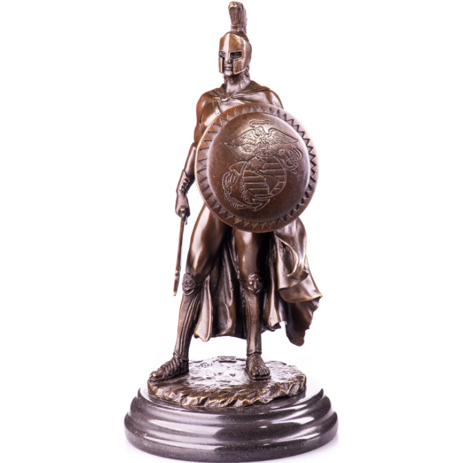 Bronze Figur Militär Römischer Legionär 30cm Bronze Figur Militär Römischer Legionär 30cm