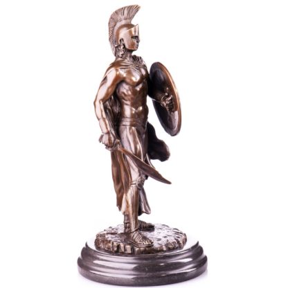 Bronze Figur Militär Römischer Legionär 30cm2