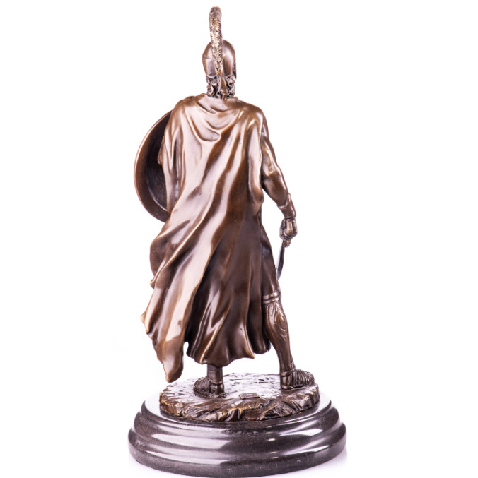 Bronze Figur Militär Römischer Legionär 30cm4 Bronze Figur Militär "Römischer Legionär" 30cm – Bild 4