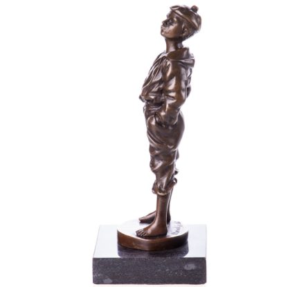 Bronze Figur Pfeifender Junge Mousse Siffleur nach V.Szczeblewski 22cm2