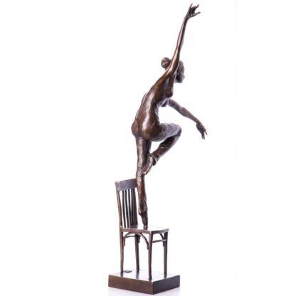 Bronze Figur Tänzerin auf Stuhl 49cm3 416x416 - Bronze Figur "Tänzerin auf Stuhl" 49cm