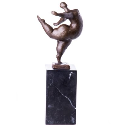 Bronzefigur Lady - dicke Dame 30cm2