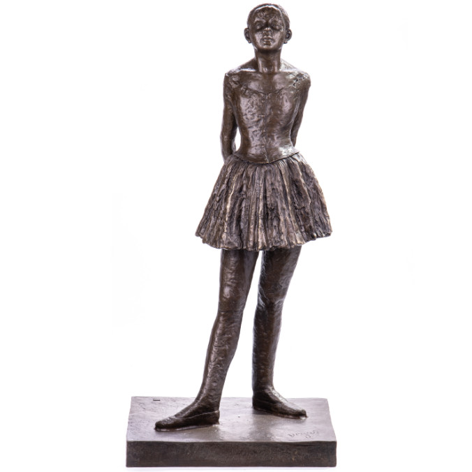 Bronze Figur Kleine Vierzehnjährige Tänzerin nach Degas 96cm