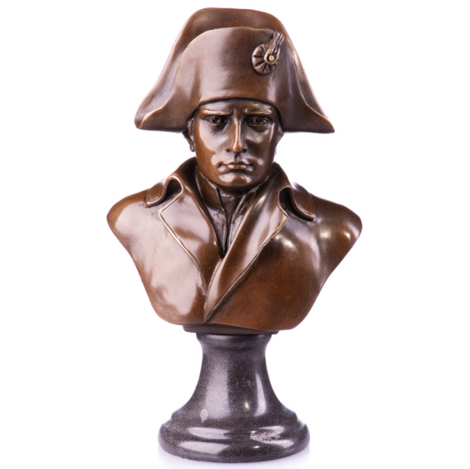 Bronze Figur Militär „Napoleon“ Büste 25cm - Bronze Figur Kaiser "Napoleon" Büste 25cm