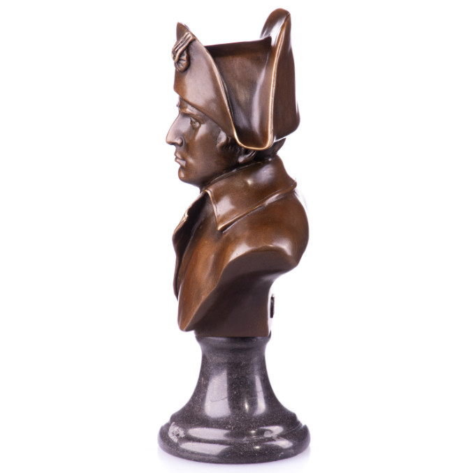 Bronze Figur Militär „Napoleon“ Büste 25cm2 Bronze Figur Militär „Napoleon“ Büste 25cm2
