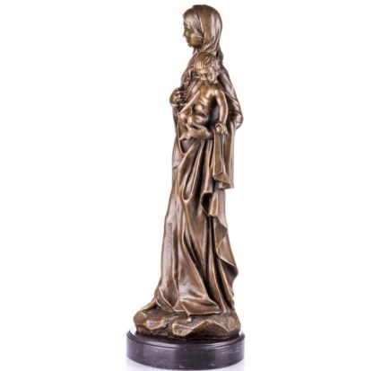 Bronze Figur "Madonna mit Kind" 58cm – Bild 3