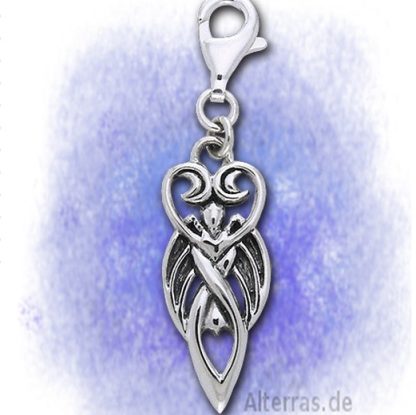 Charm-Clip Göttin der Ewigkeit aus 925-Silber