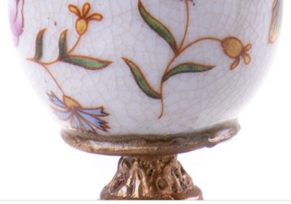 Kerzenständer mit Blume 22x7x7cm2