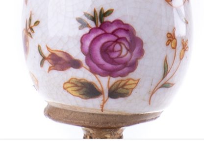 Kerzenständer mit Blume 29x8x8cm2