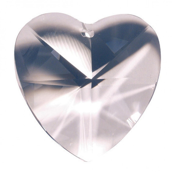 Kristall Herz 30mm Glas bleifrei