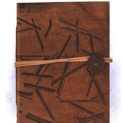 Leder-Blankobuch Notizbuch Bamboo