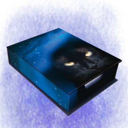 Schreibzubehör Notizzettelbox Katzenaugen