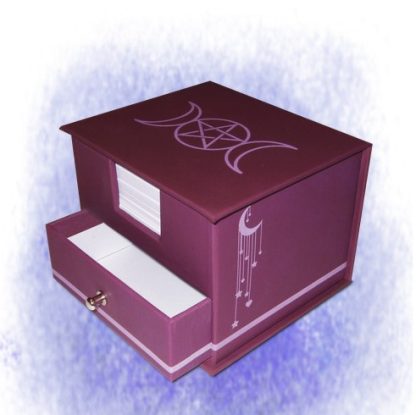 Schreibzubehör Zettelbox Dreifacher Mond