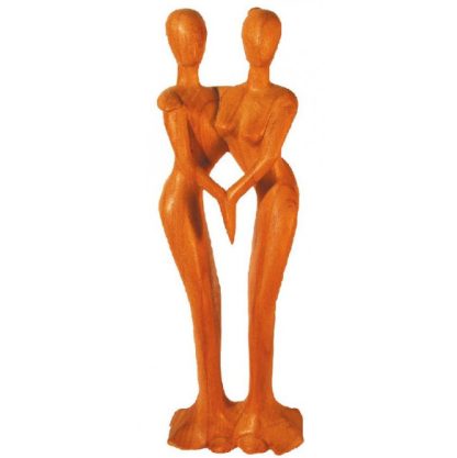 Tantrische Figur Dancing Holz natur 30cm