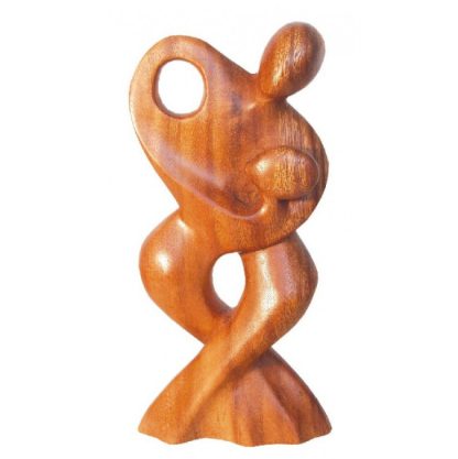 Tantrische Skulptur Dance Holz braun 20cm