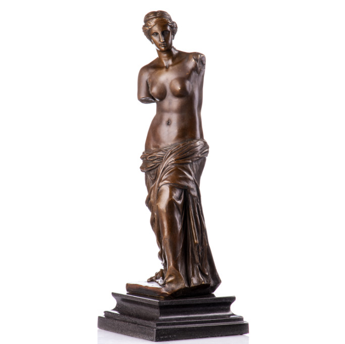 Venus von Milo Figur Kunst Design Göttin Aphrodite bronziert Rekonstruktion
