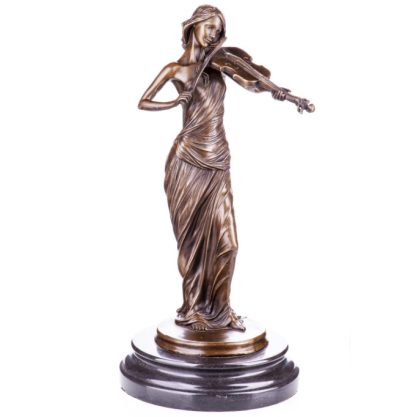 Bronze Figur Geigerin 34cm 416x417 - Bronze Figur "Geigerin" 34cm