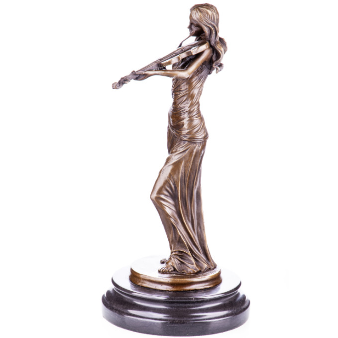 Bronze Figur Geigerin 34cm3 Bronze Figur "Geigerin" 34cm – Bild 3
