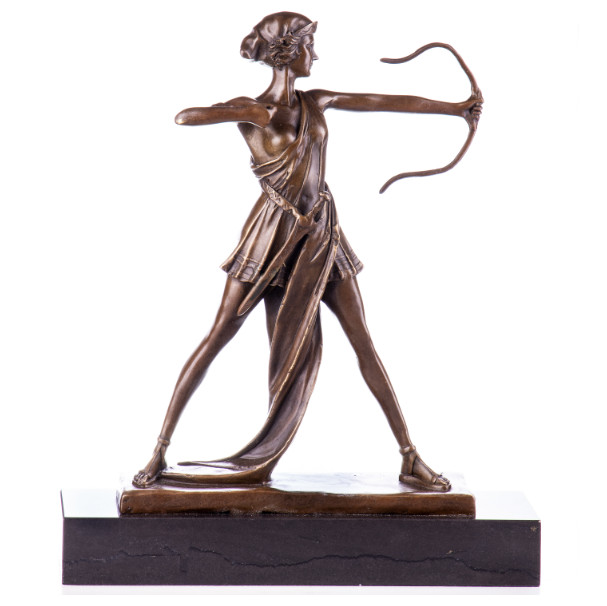 Bronze Figur Götter Bogenschützin Diana nach Preiss 35cm Bronze Figur Götter Bogenschützin Diana nach Preiss 35cm