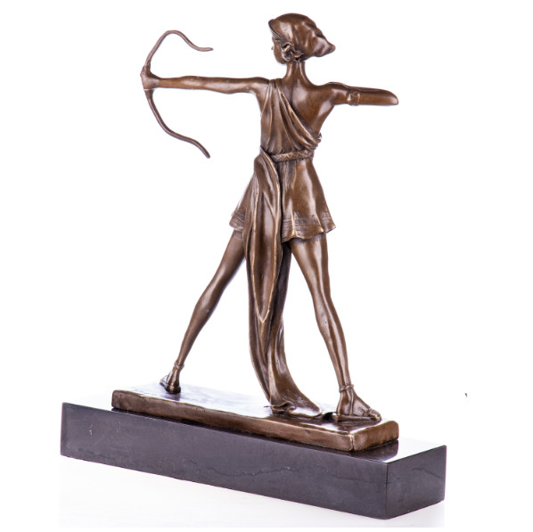 Bronze Figur Götter Bogenschützin Diana nach Preiss 35cm2 Bronze Figur Götter Bogenschützin Diana nach Preiss 35cm2