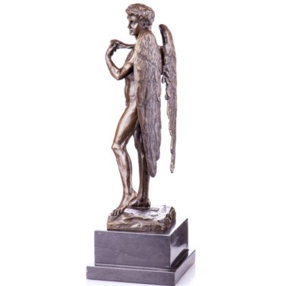 Bronze Figur Götter David mit Flügeln 40cm2