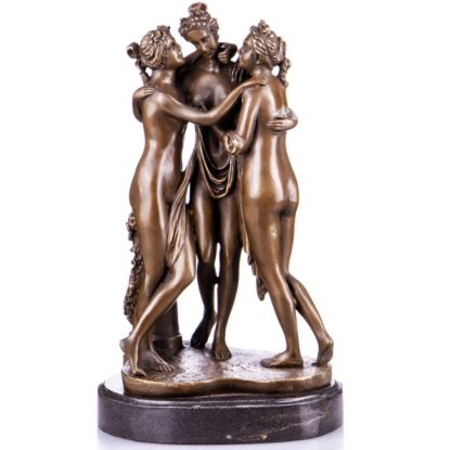 Bronze Figur Götter Die drei Grazien nach Canova 32cm