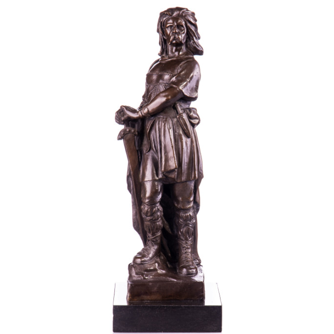 Bronze Figur Helden Krieger mit Schwert 47cm Bronze Figur Helden "Krieger mit Schwert" 47cm