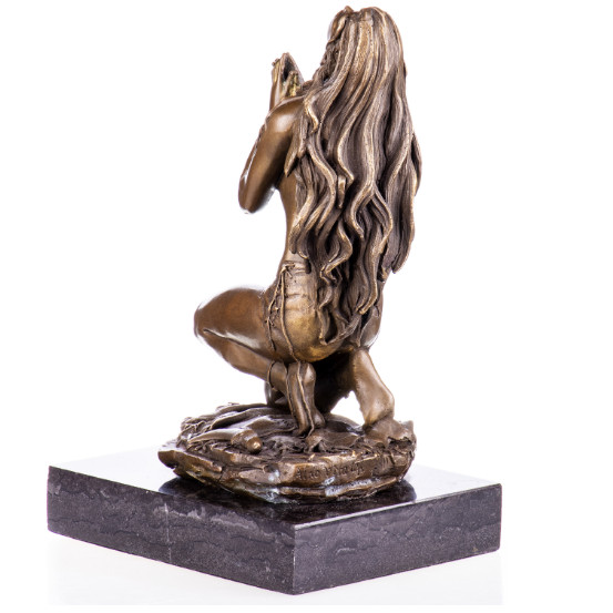 Bronze Figur Indianerin 25cm2 Bronze Figur Indianerin 25cm2
