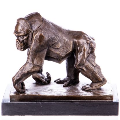 Bronze Figur Tier "Affe - Gorilla" 30cm