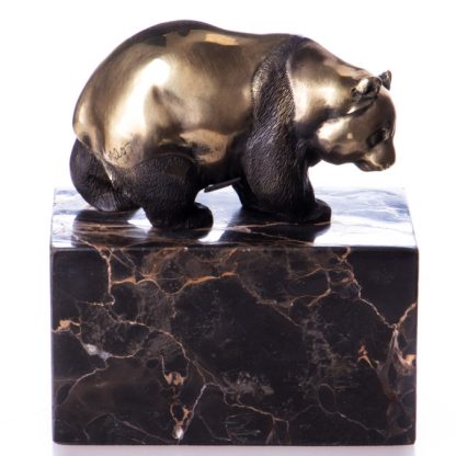 Bronze Figur Tier "Bär - Panda" 15cm