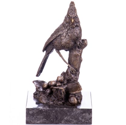 Bronze Figur Tier Vogel 15cm