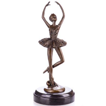 Bronze Figur Tänzerin Ballerina 29cm 416x417 - Bronze Figur "Tänzerin Ballerina" 29cm