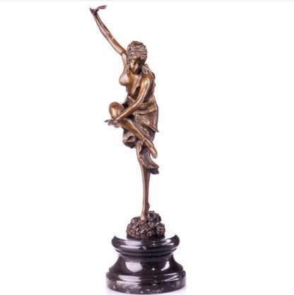 Bronze Figur - Art Deco Korinthische Tänzerin 46cm