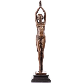 Bronze Figur - Art Deco Tänzerin 49cm