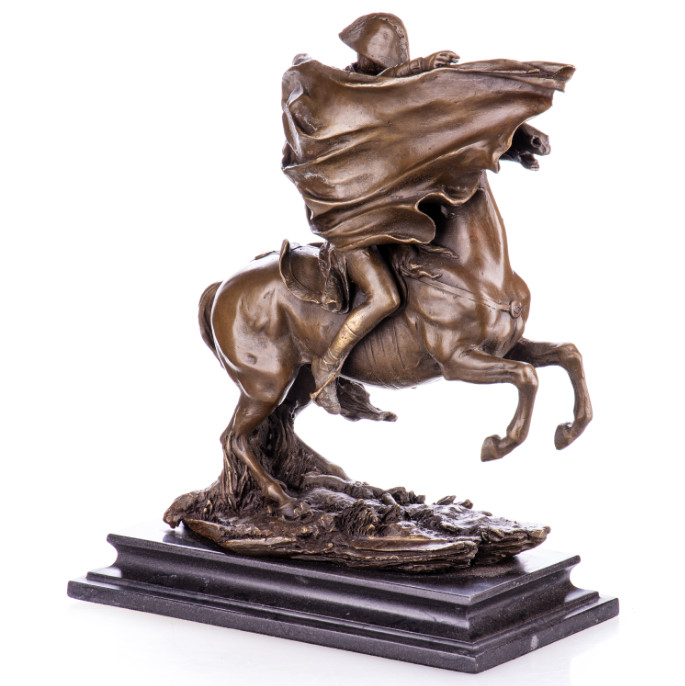Bronze Figur Kaiser - Napoleon auf Pferd 29cm2 Bronze Figur Kaiser - Napoleon auf Pferd 29cm2
