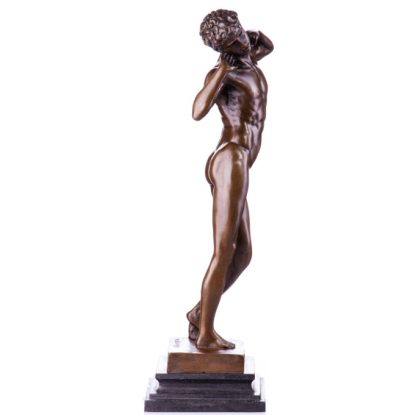 Bronze Figur - Männlicher Akt - "Adonis" 45cm – Bild 3