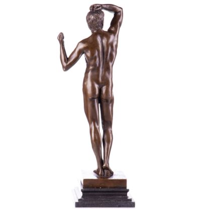Bronze Figur - Männlicher Akt - Das Eherne Zeitalter nach Rodin 45cm2