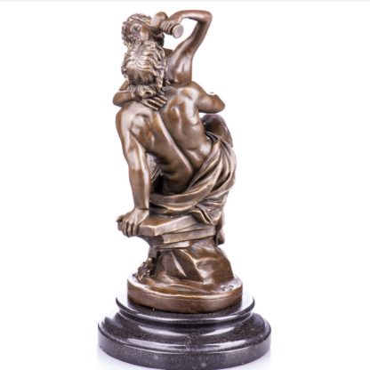 Bronze Figur Satyr und Nymphe 30cm4 416x416 - Bronzefigur - "Satyr und Nymphe" 30cm