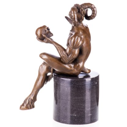Bronze Figur Teufel mit Totenkopf 23cm3 416x416 - Bronze Figur "Teufel mit Totenkopf" 23cm