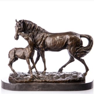 Bronze Figur Tier - Pferde 30x40cm