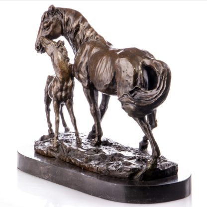 Bronze Figur Tier - Pferde 30x40cm2