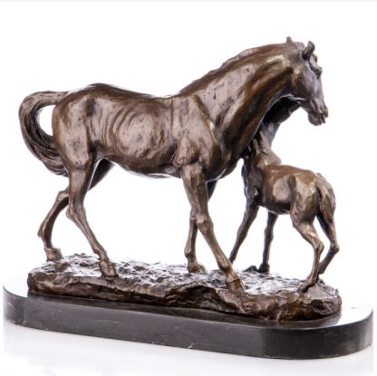 Bronze Figur Tier Pferde 30x40cm3 416x415 - Bronze Figur Tier - "Pferde" 30x40cm